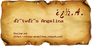 Ötvös Angelina névjegykártya